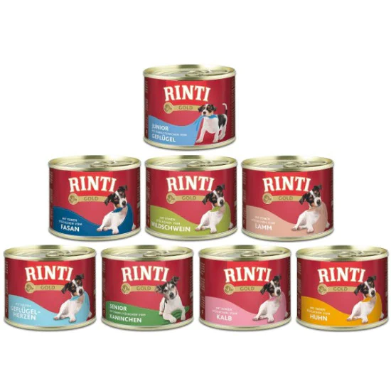 RINTI GOLD konzerva za pse - Jagnjetina 185g