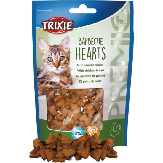 Trixie Barbecue Hearts poslastica za mačke 50g