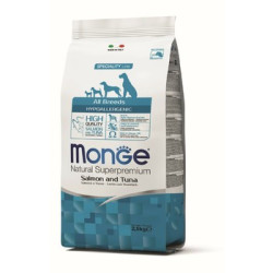 Monge hrana za pse Adult All breeds Hypoallergenic - Losos i tuna 12kg