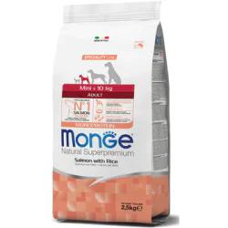 Monge hrana za pse Adult Mini - Losos 7.5kg Monge hrana za pse Adult Mini - Losos 7.5kg