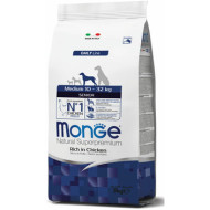 Monge hrana za pse Medium Senior - Piletina 3kg