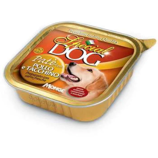 Monge Special Dog Premium Pate za pse - Piletina i ćuretina 300g
