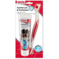 Beaphar Dental kit - set četkice i paste za zube 100g