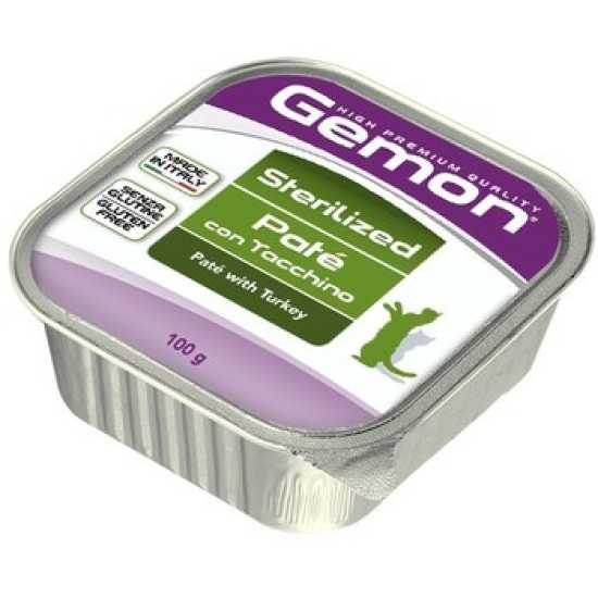 Monge Gemon pašteta za mačke Adult Sterilised - Ćuretina 100g
