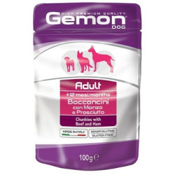Monge Gemon sos za pse Adult - Govedina sa šunkom u sosu 100g