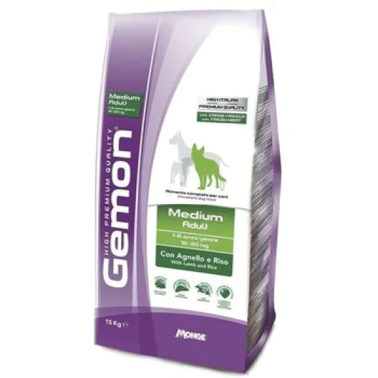 Monge Gemon hrana za pse Adult All breeds - Jagnjetina i pirinač 3kg