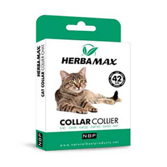Herba Max Ogrlica za mačke za zaštitu od buva i krpelja 42cm Herba Max Ogrlica za mačke za zaštitu od buva i krpelja 42cm