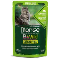 Monge BWild sos za mačke Sterilised - divlji vepar i povrće 85g