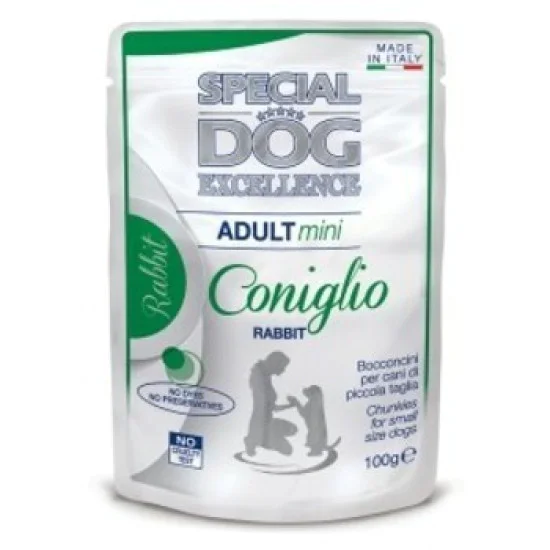 Monge Special Dog Excellence sos za pse Adult Mini - Zec 100g Monge Special Dog Excellence sos za pse Adult Mini - Zec 100g