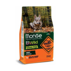 Monge BWild hrana za pse  Grain free - pačetina i krompir 12kg