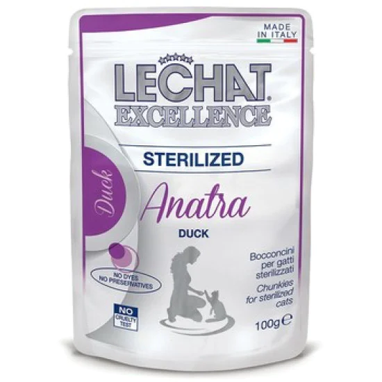 Monge LeChat Excellente sos Cat Adult Sterilised - Pačetina 100g Monge LeChat Excellente sos Cat Adult Sterilised - Pačetina 100g