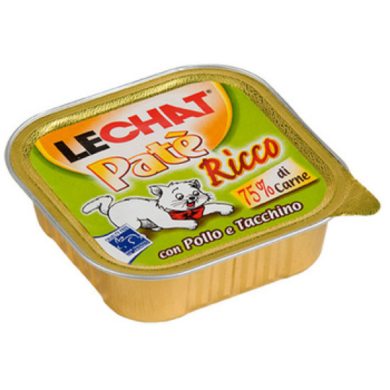 Monge LeChat pašteta za mačke - Chicken&Turkey 100g