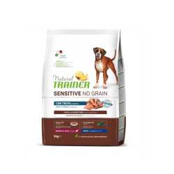 Trainer Natural SENSITIVE No Grain hrana za pse - Pastrmka - Medium&Maxi Adult 12kg