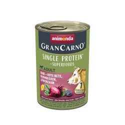 Animonda GranCarno Superfood konzerva za pse - Govedina, cvekla, kupina i maslačak 400g
