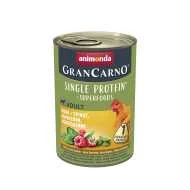 Animonda GranCarno Superfood konzerva za pse - Piletina, spanać, malina i semenke bundeve 400g