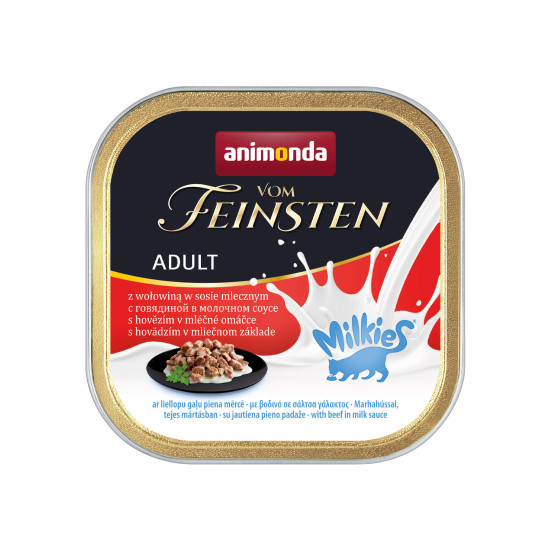 Animonda Vom Feinsten pašteta za mačke Adult govedina u mlečnom sosu 16x100g
