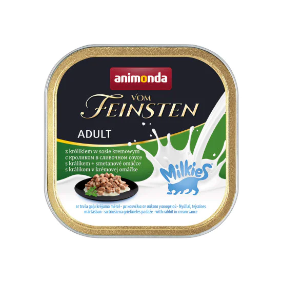 Animonda Vom Feinsten pašteta za mačke Adult zečetina u krem sosu 16x100g