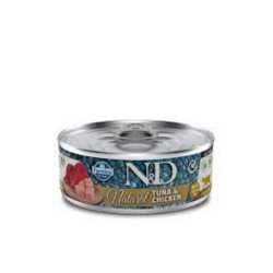 N&D konzerve za mačke Natural - Tuna&Chicken 70g
