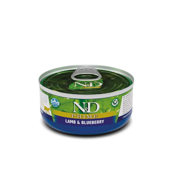 N&D konzerve za mačke Prime - Lamb&Blueberry 70g
