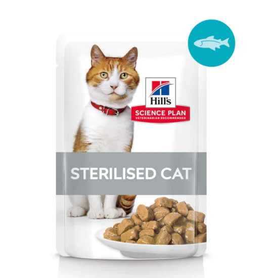 Hill's Science Plan kesica za mačke Sterilised Cat Adult - Pastrmka 12x85g Hills Science Plan kesica za mačke Sterilised Cat Adult - Pastrmka 12x85g