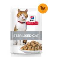 Hill's Science Plan kesica za mačke Sterilised Cat Adult - Piletina 12x85g