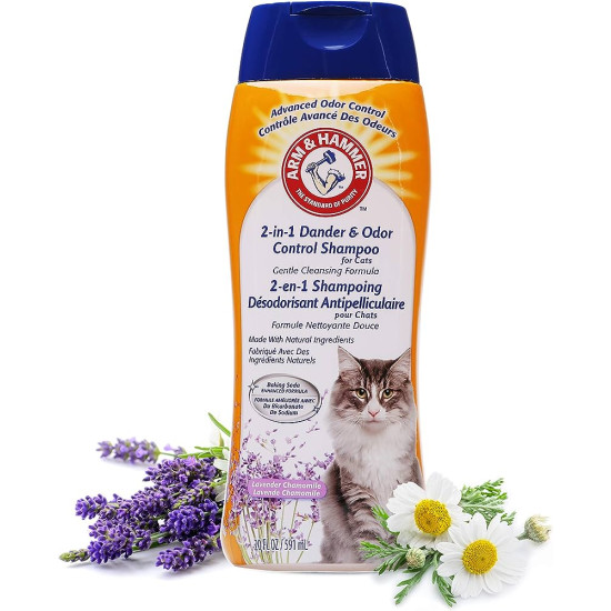 Arm & Hammer Šampon za mačke protiv peruta i neprijatnih mirisa - Lavanda i kamilica 591ml