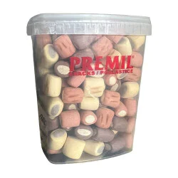 Premil poslastica za pse Mix Mini Punjeni biskviti 450g