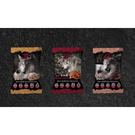 Alpha Spirit poslastica za pse Jetra 50g