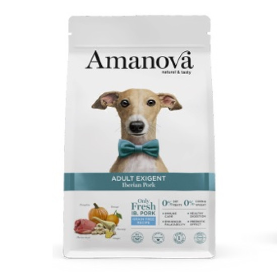 Amanova hrana za pse Adult - Exigent Iberian Pork 10kg