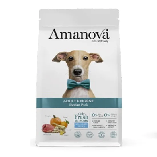 Amanova hrana za pse Adult - Exigent Iberian Pork 10kg