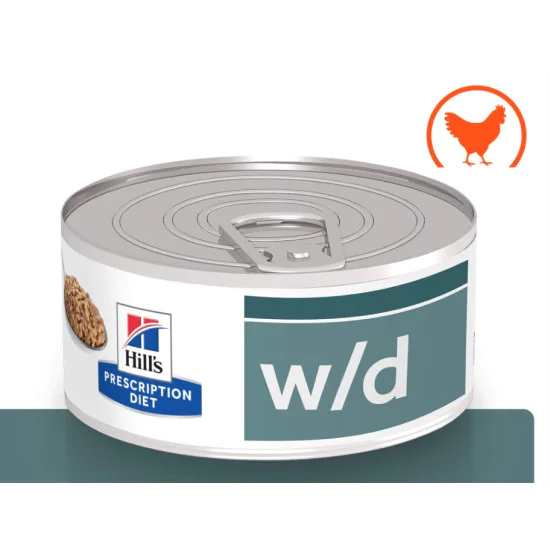 Hill's Prescription Diet cat veterinarska dijeta W/D konzerva 156g