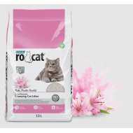 RoCat grudvajući posip za mačke - Baby powder 5l