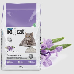RoCat grudvajući posip za mačke - Lavanda 5l