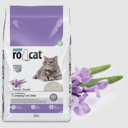 RoCat grudvajući posip za mačke - Lavanda 5l