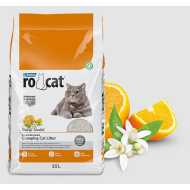 RoCat grudvajući posip za mačke - Pomorandza 5l