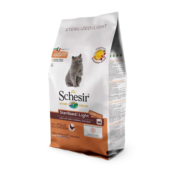 Schesir dry cat hrana za mačke Sterilised - piletina 1.5kg