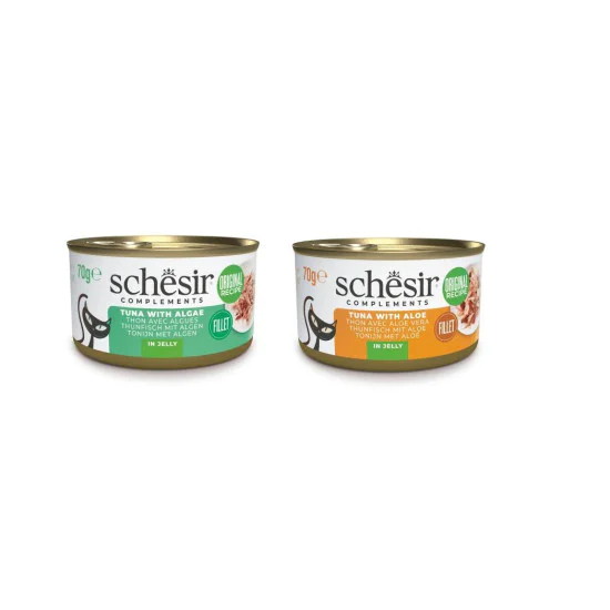 Schesir Complementary konzerva za mačke - Tuna i alge u želeu 70g
