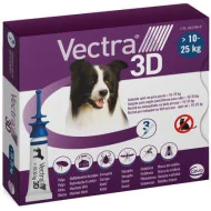 Vectra 3D antiparazitik za pse Spot On 3x3.6ml 10-25kg