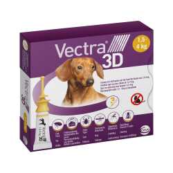 Vectra 3D antiparazitik za pse Spot On 3x0.8ml 1.5-4kg