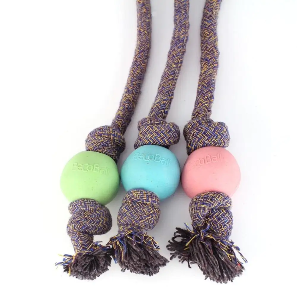 Ballon Rope BECO Ball on rope L Green • URBAN PETS