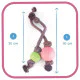 BECO Ball on rope S Pink