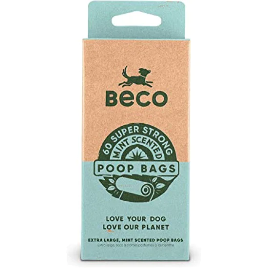 BECO Scentend poop bags Mint 120kom BECO Scentend poop bags Mint 120kom