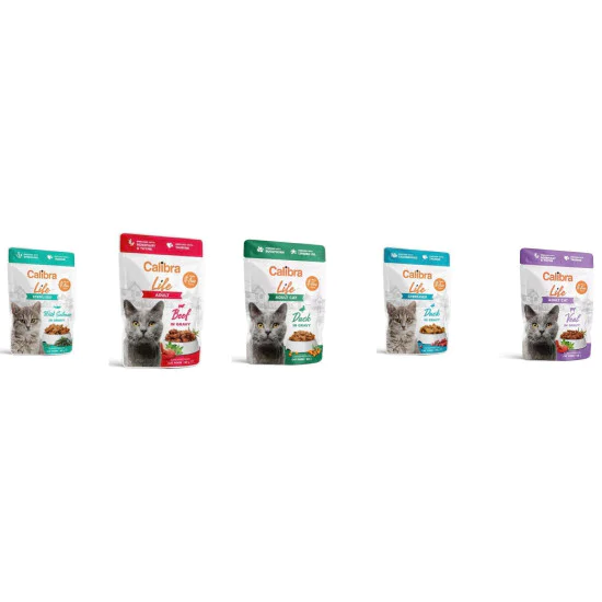 Calibra Cat Life kesica za mačke Adult - Pačetina 28x85g