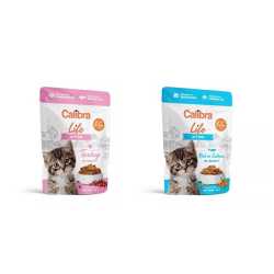 Calibra Cat Life kesica za mačke Kitten - Losos 28x85g