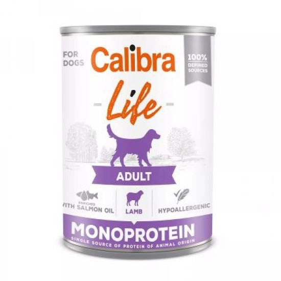 Calibra Dog Life konzerva za pse Adult - Jagnjetina 6x400g Calibra Dog Life konzerva za pse Adult - Jagnjetina 6x400g