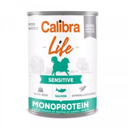 Calibra Dog Life konzerva za pse Adult Sensitive - Losos sa pirinčem 6x400g