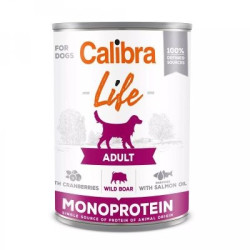 Calibra Dog Life konzerva za pse Adult - Divlji vepar sa brusnicom 6x400g