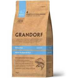 Grandorf Dog Adult Medium & Maxi Breeds - Bela riba 1kg