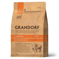 Grandorf Dog Junior Medium & Maxi Jagnjetina & Ćuretina 3kg