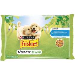 Friskies sos za pse MULTIPACK Junior - piletina i šargarepa 4x85g